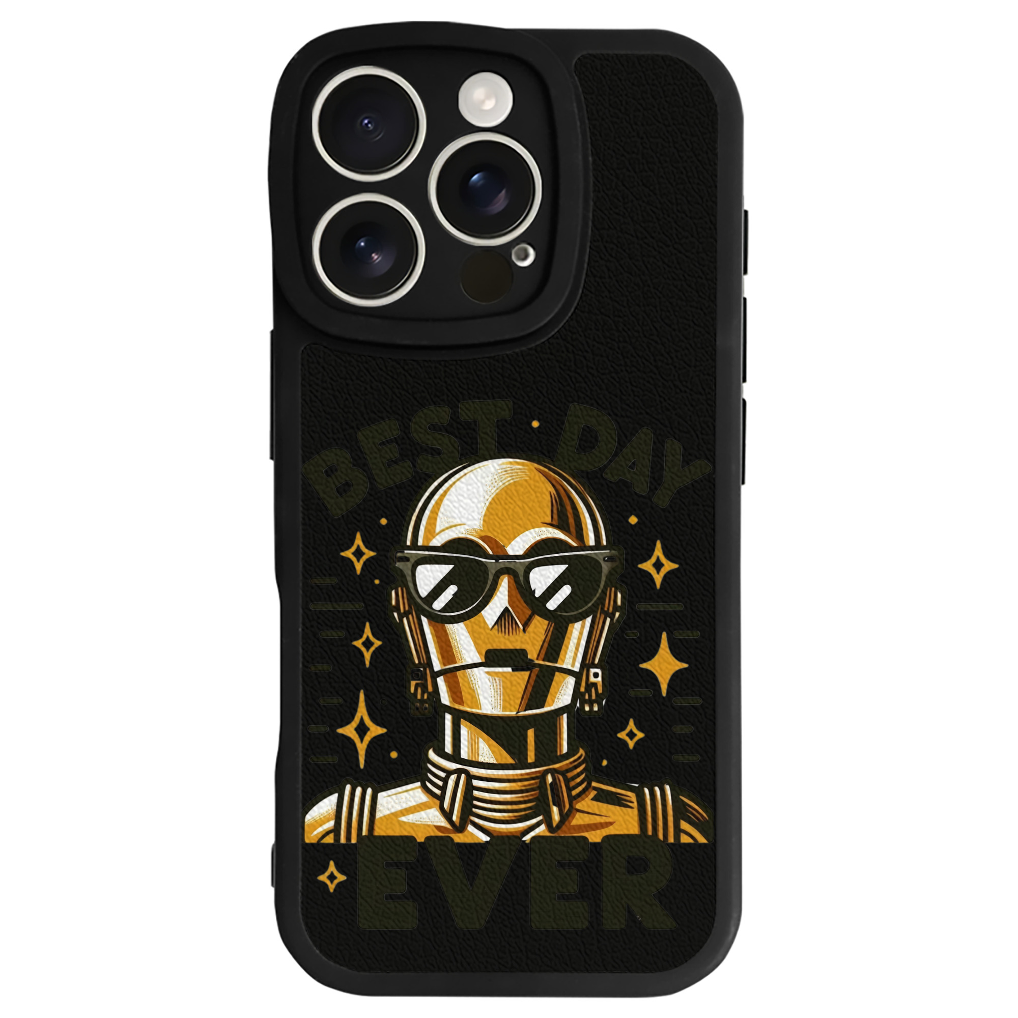 （画像用） スター・ウォーズ Star Wars 【iPhone 16シリーズ対応】シリコンスマホケース（レザー調） 材質：シリコン